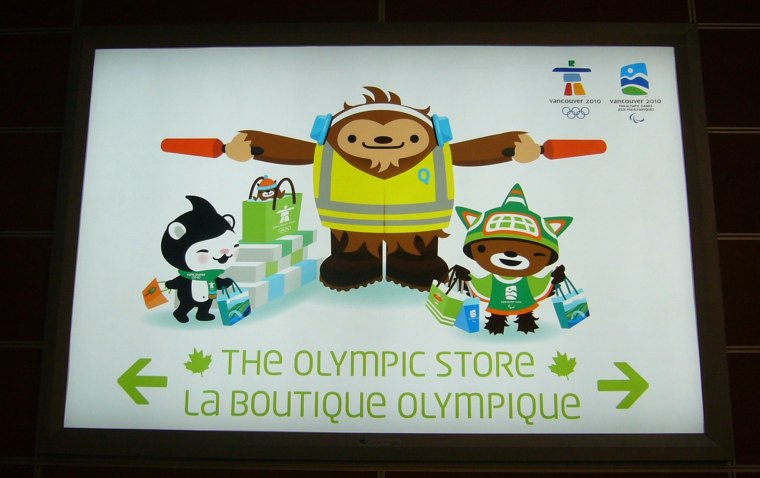Souvenirs are hot commodities at airports of Olympics host cities. Vancouver International has extra supplies so they can restock, even in the busiest travel periods.